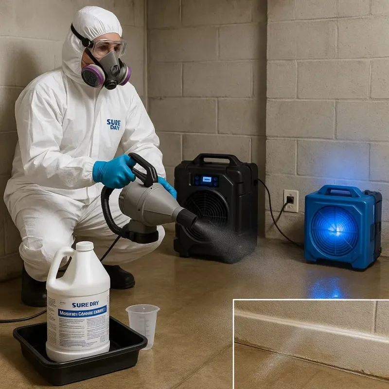 Sanitization and Odor Removal process in Hunt Valley, MD